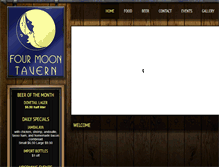 Tablet Screenshot of fourmoontavern.com